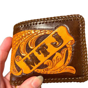MTJ wallet leather vintage